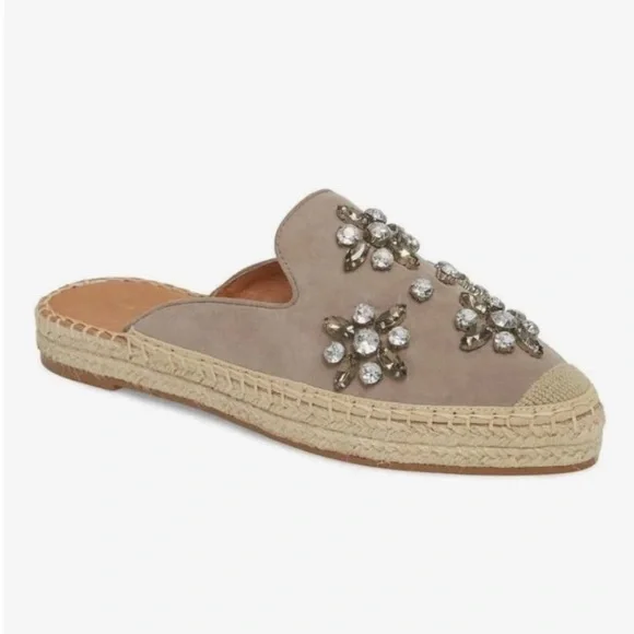 Halogen Shoes Halogen Embellished Suede Mules Poshmark